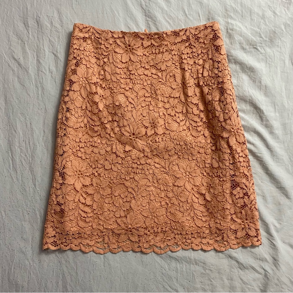 H&M - pink lace skirt